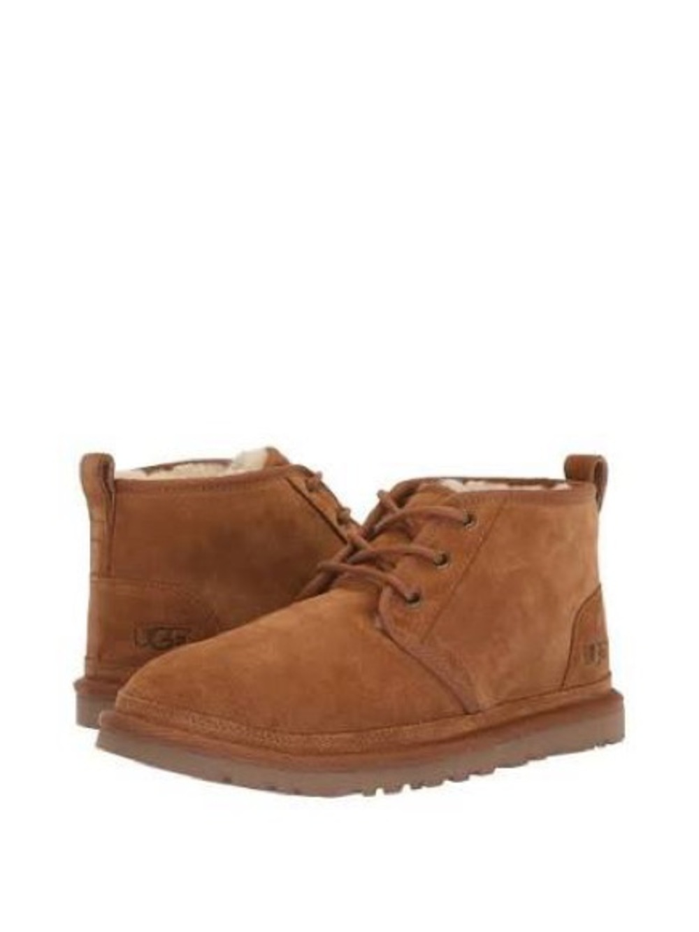 UGG Neumel Chestnut Lace-Up Suede Ankle Boots
